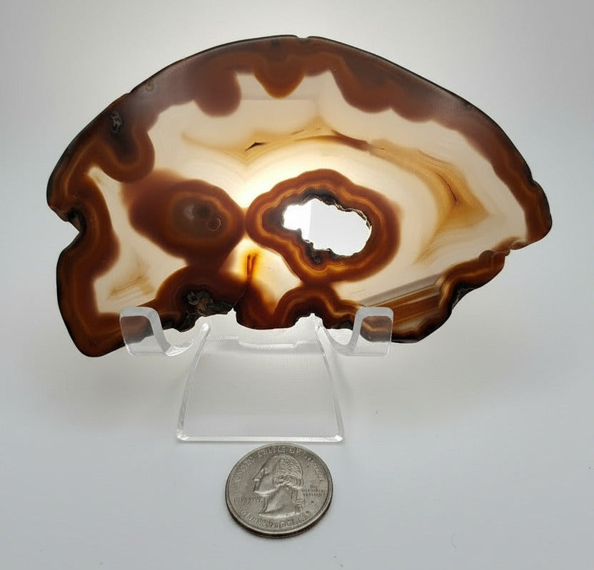 Botswana Agate Slab — Polished Specimen